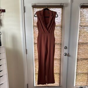 Elegant Brown Jumpsuit